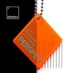 Cuts By Design® Perspex® Flou Lava Orange 3T19